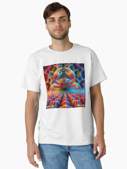 A.I. Psychedelic Fractal Crab 0005 FunFractals ChromaDepth 3D