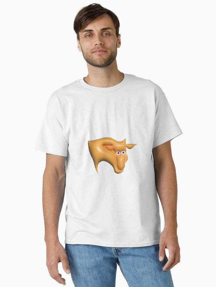 3d orange cow