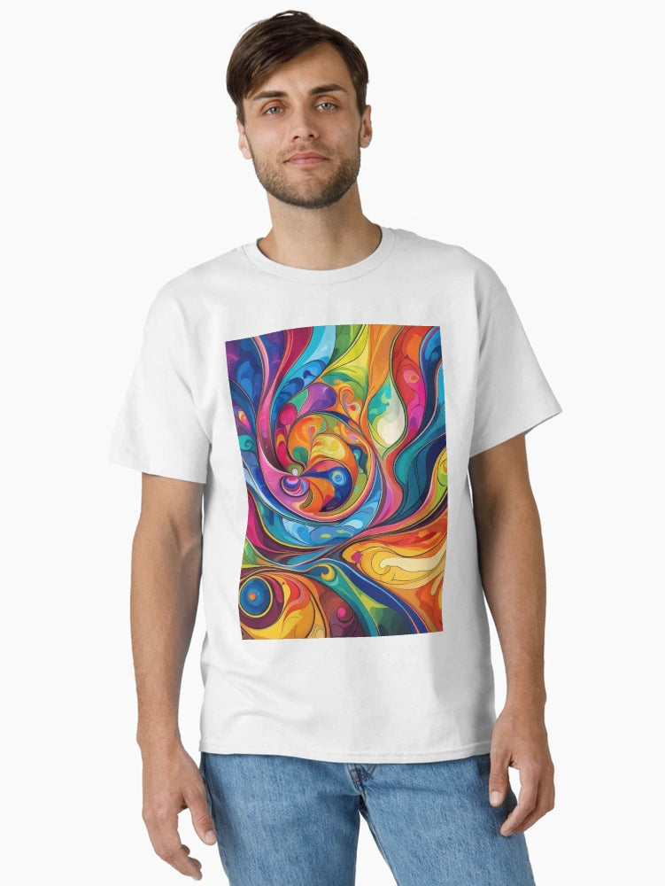 Abstract Geometric Rainbow Pattern 8