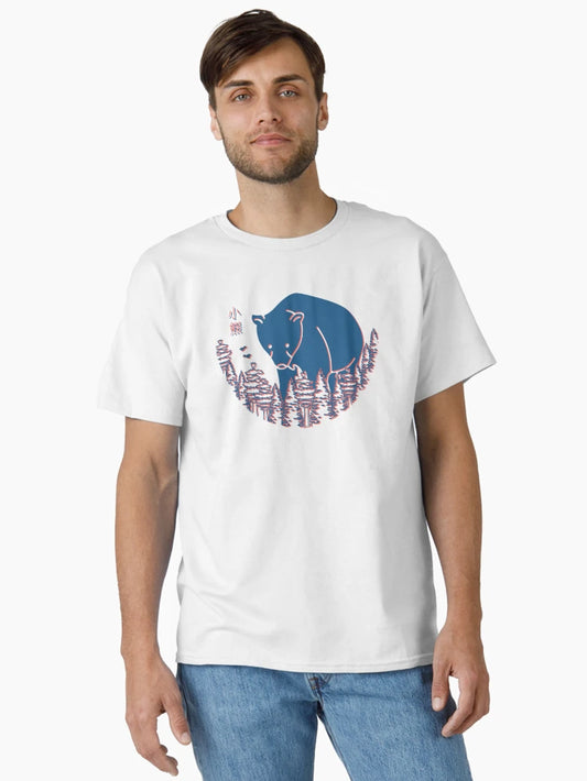 3D Glasses Bear in the Woods