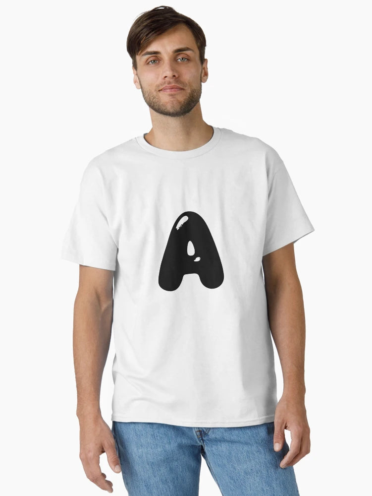 A: Letter A - Glossy Black Bubble Font