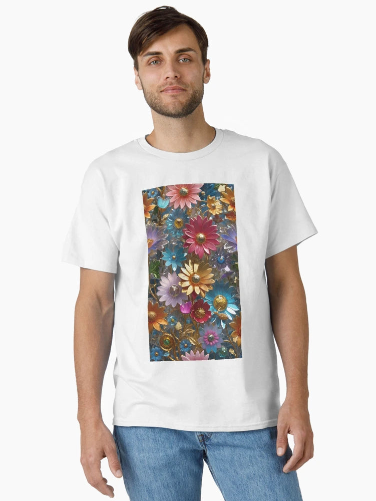 3d Colorful Flowers Backgroun, Floral Pattern