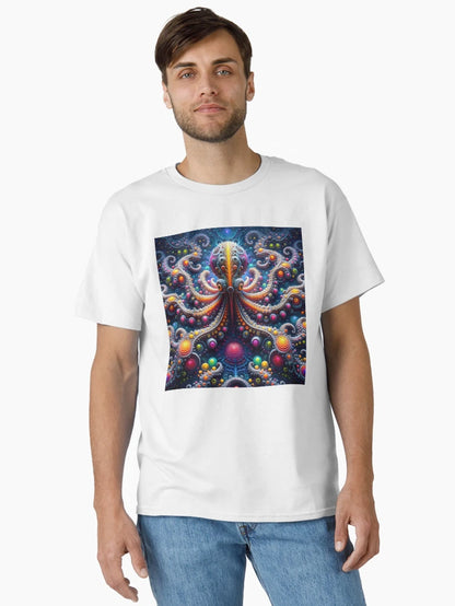 A.I. Psychedelic Fractal Octopus 0001 FunFractals ChromaDepth 3D