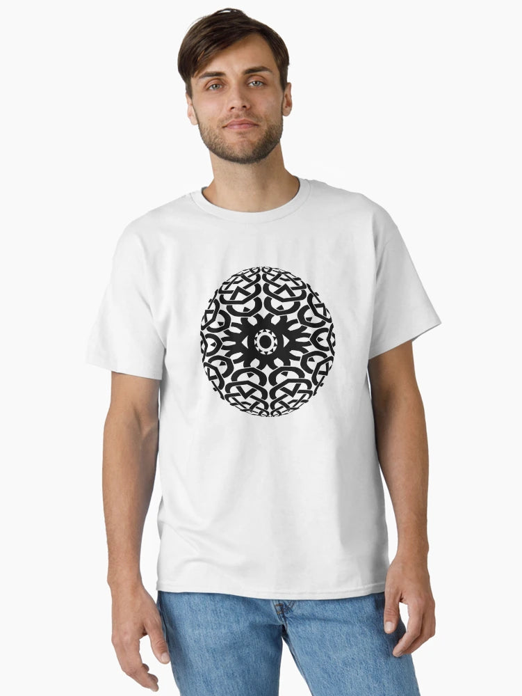 3D Celtic Sphere Design with Eye at the Center