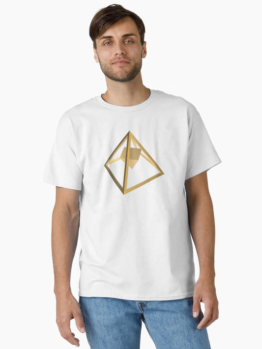 3D Pyramid - Trend color Samoan Sun