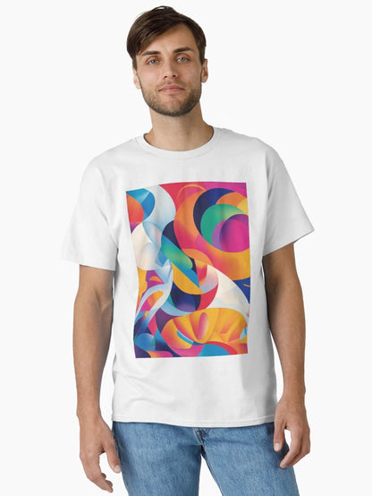 Abstract Geometric Rainbow Pattern 7
