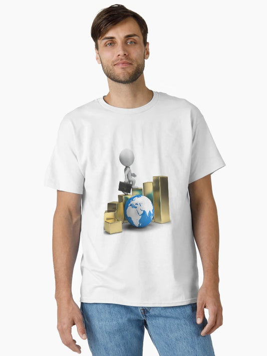 3D | Graphy Business Person Stairs