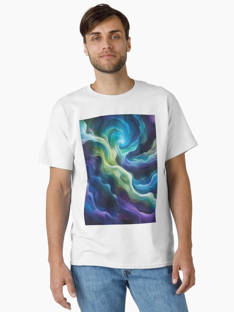 Abstract Aurora Borealis - Shades of Blue, Purple and Green 3