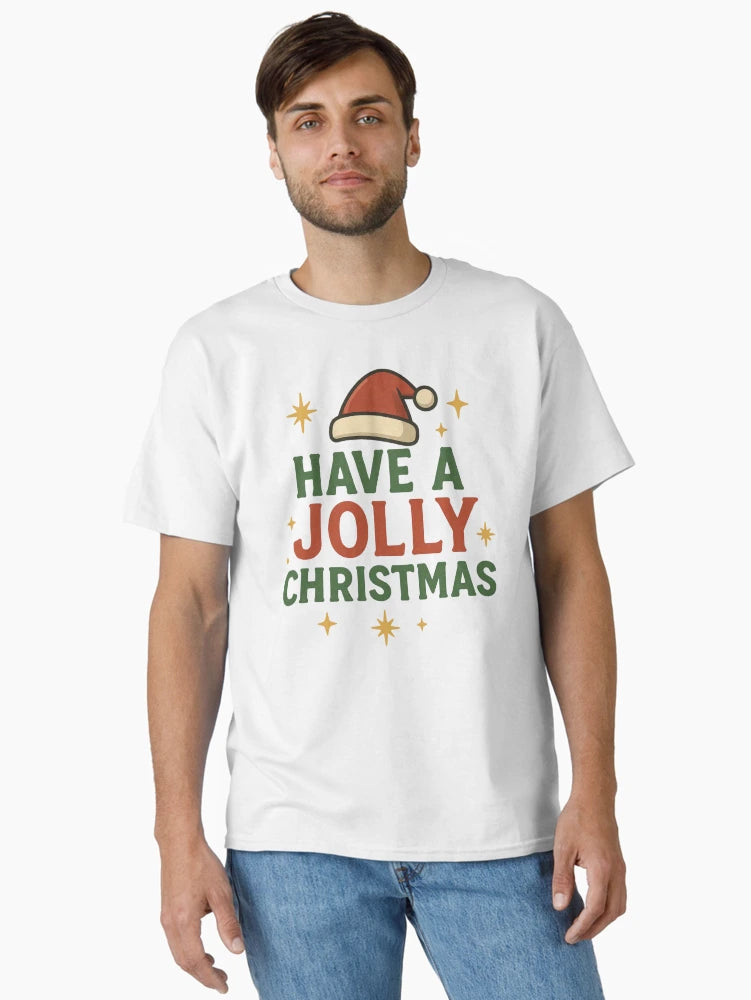 Have a Jolly Christmas – Cute Retro Christmas Design with Santa Hat