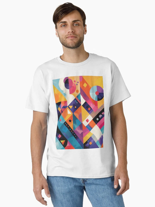 Abstract Geometric Rainbow Pattern 6