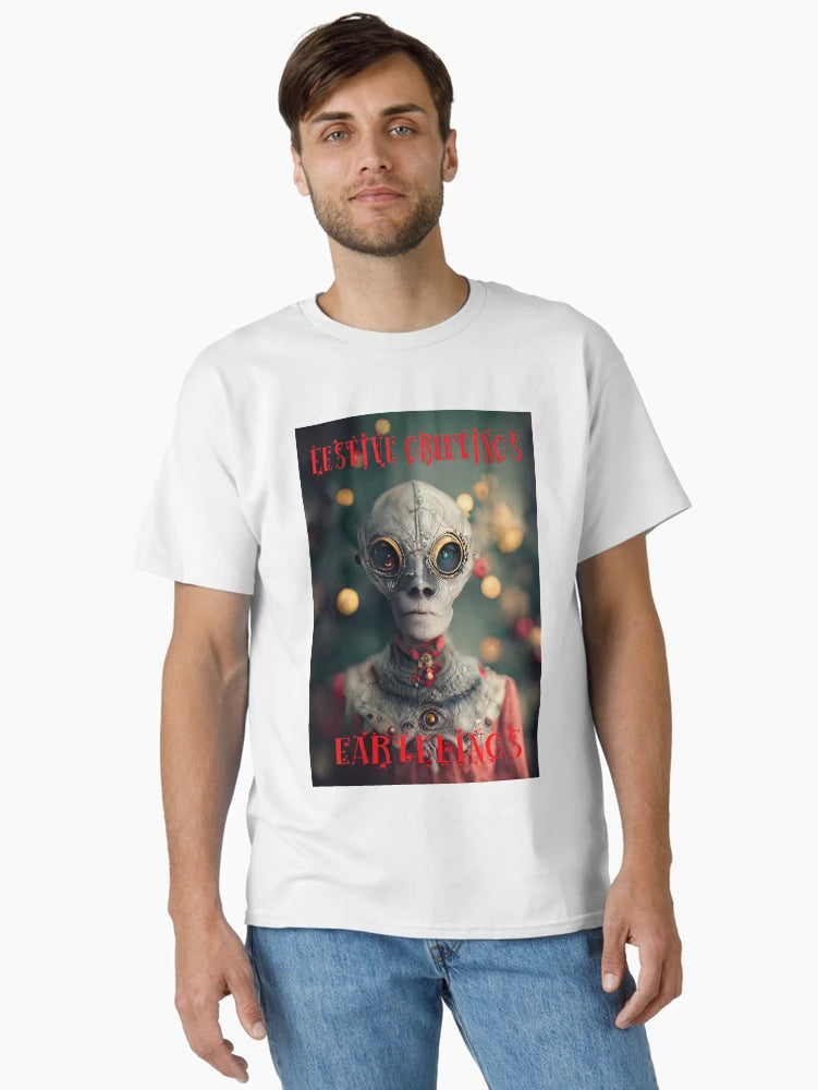 Alien greetings Christmas card for Earthling's