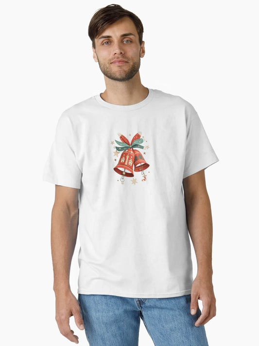 Festive Christmas Bells with Ribbon