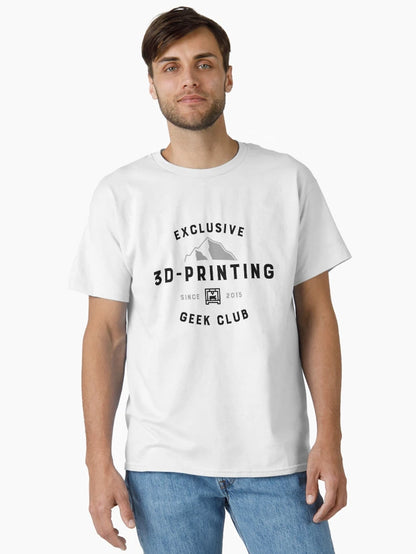 3d-printing club logo black and grey font