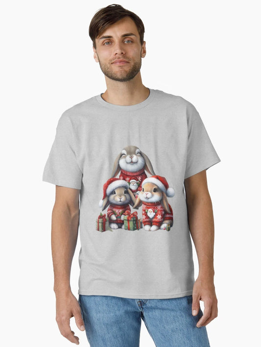 Festive Christmas Bunnies with Gifts