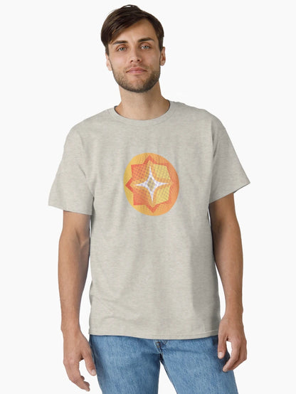 3D Polka Orange and Peach Print