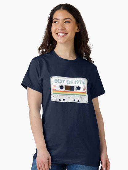 50th Birthday Best of 1975 Cassette Tape Vintage for Gift