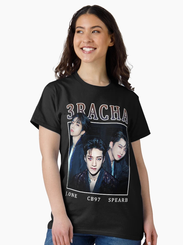 3RACHA Stray Kids Vintage Retro Kpop Band Style 90s