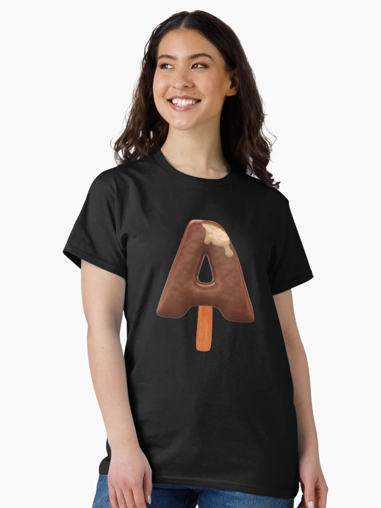A Ice Cream A Letter 3d Alphabet Chocolate