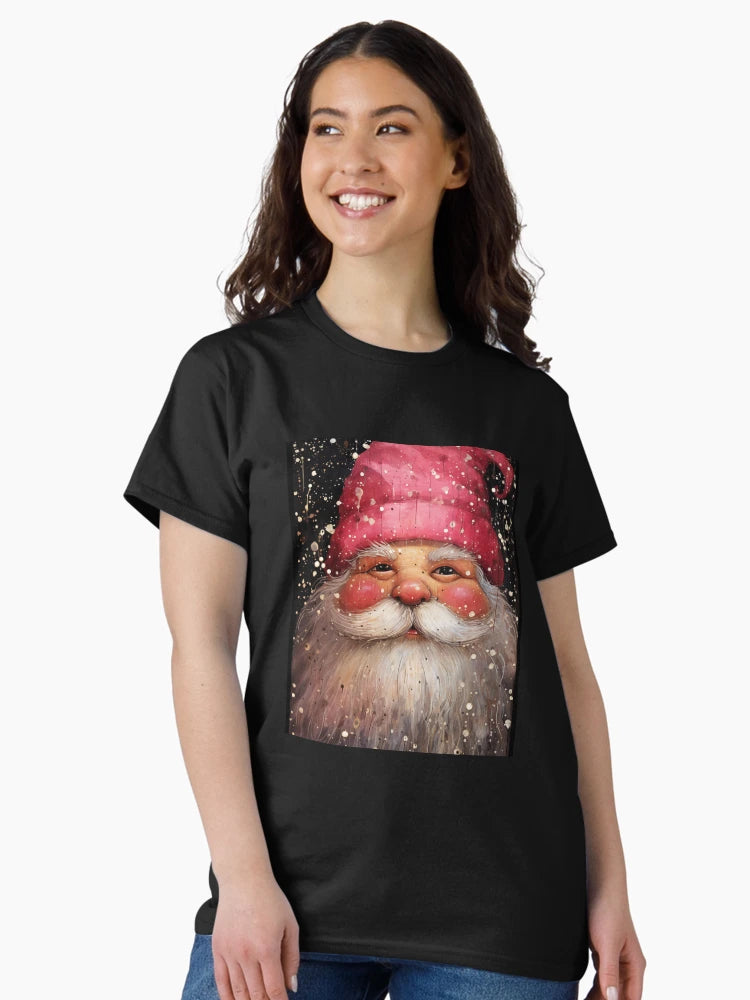 Festive Christmas Designs - Colorful Santa Clauses