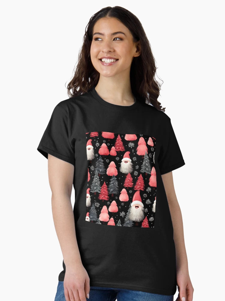 Festive Christmas Designs - Colorful Santa Clauses