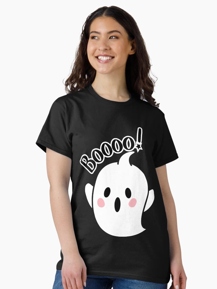 A cute little white ghost