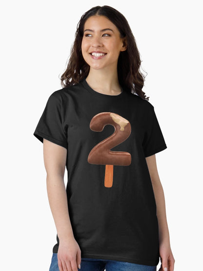 2 Ice Cream Two Number 3d Chocolate