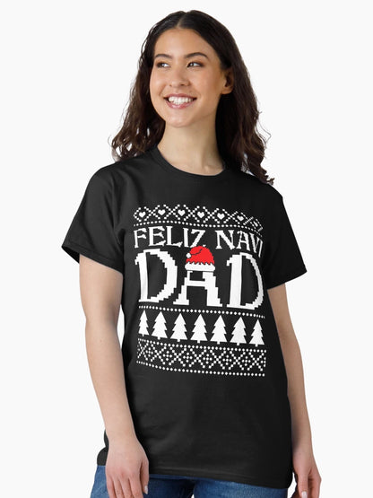 Feliz Navi Dad Hispanic Ugly Christmas Sweater Funny Gift For Latin Father