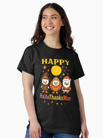 Duck Witch Turkey Santa Claus Costume Happy Hallothankmas