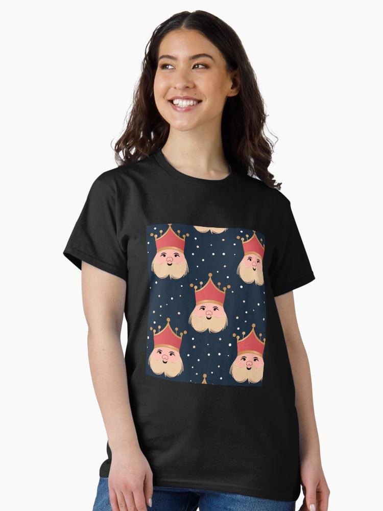 Festive Christmas Designs - Colorful Santa Clauses