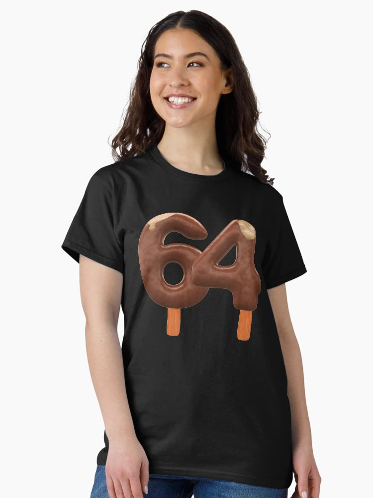 64 Ice Cream Sixty Four Number 3d Chocolate