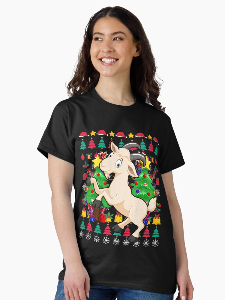 Festive Goat Ugly Christmas
