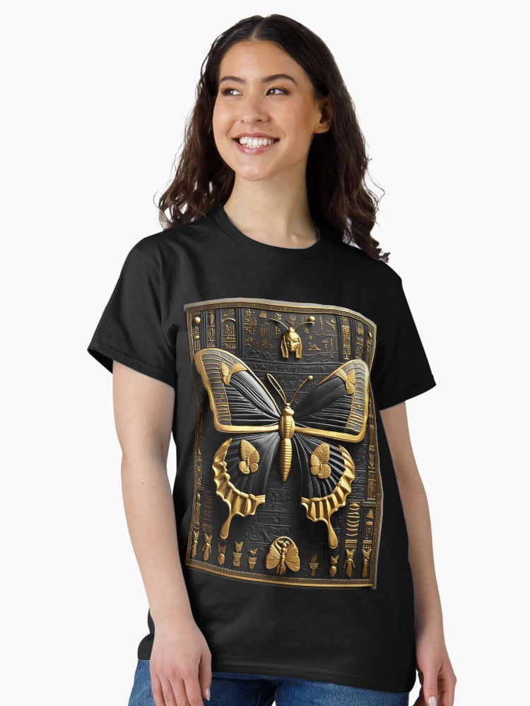 Egyptian Black & Gold 3D Decorative Butterfly Panel Art