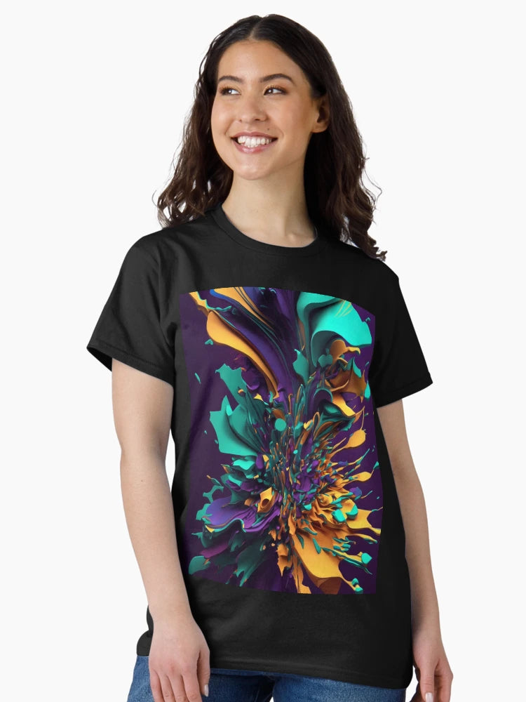 3D mixed colours painting