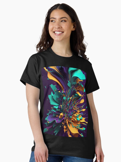 3D mixed colours painting