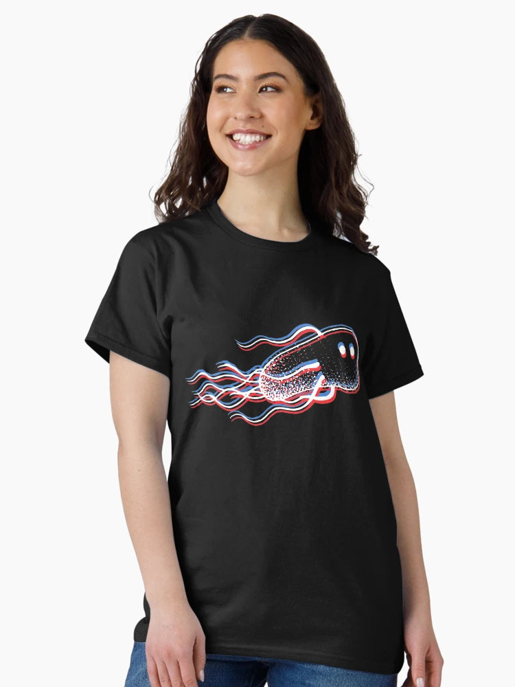 3D coli T-shirt