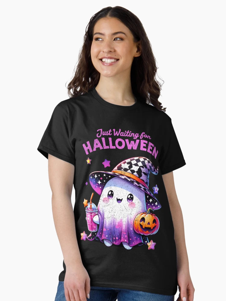 Adorable Ghost Awaiting Halloween