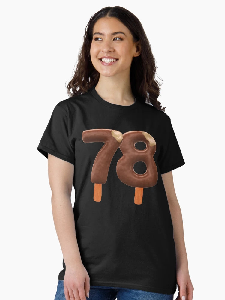 78 Ice Cream Seventy Eight Number 3d Chocolate
