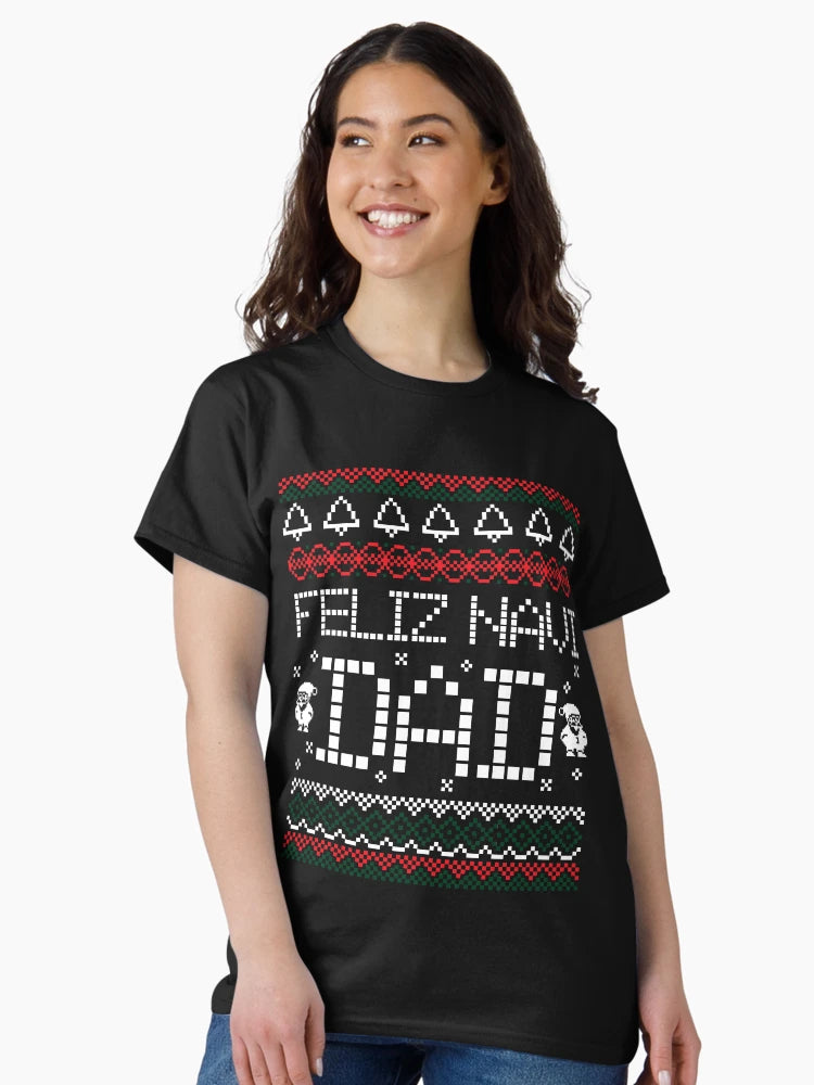 Feliz Navi Dad Ugly Christmas Shirt