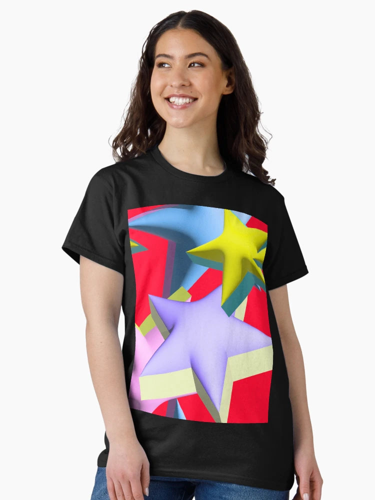 3D Colorful Stars
