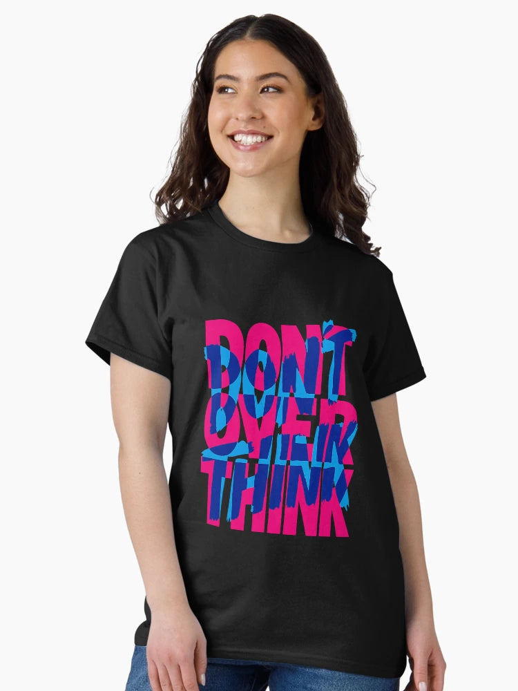 Don’t Overthink Bold Glitch Typography