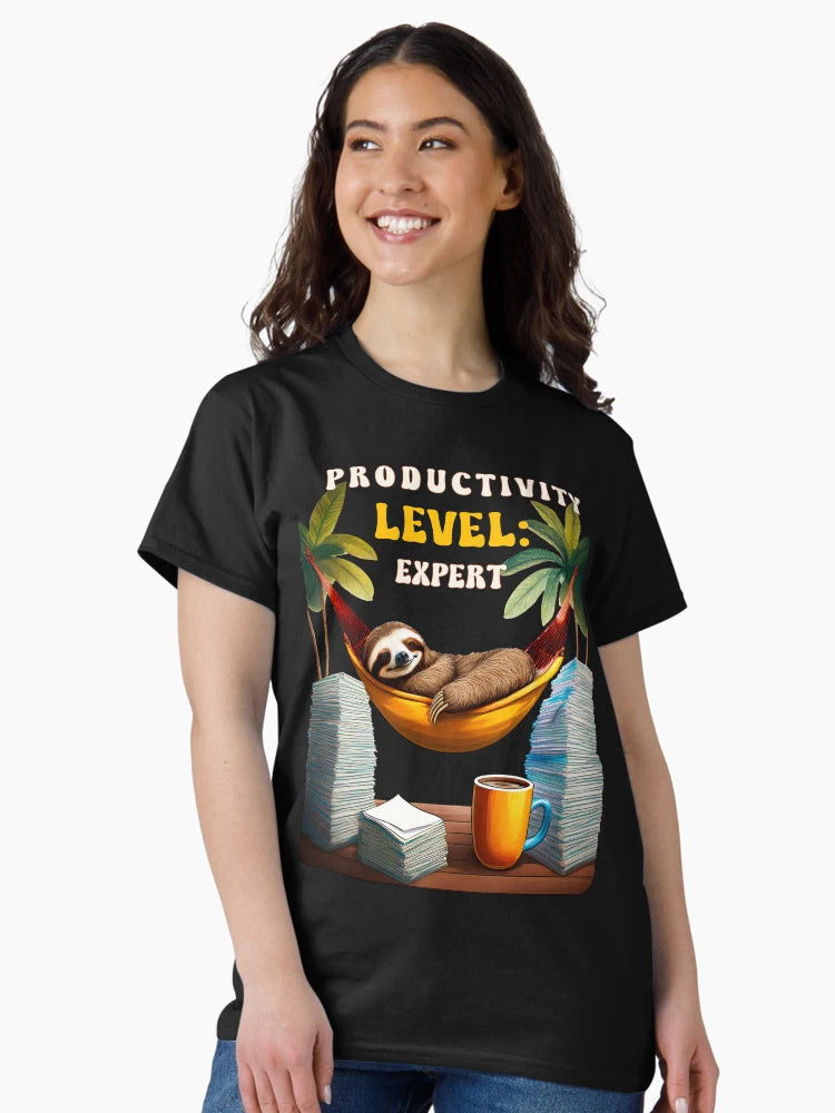 Funny Sloth on a Hammock on Vacation