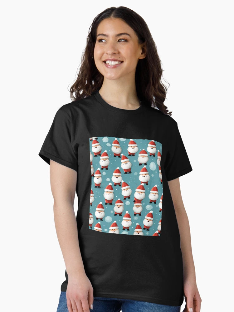 Festive Christmas Designs - Colorful Santa Clauses