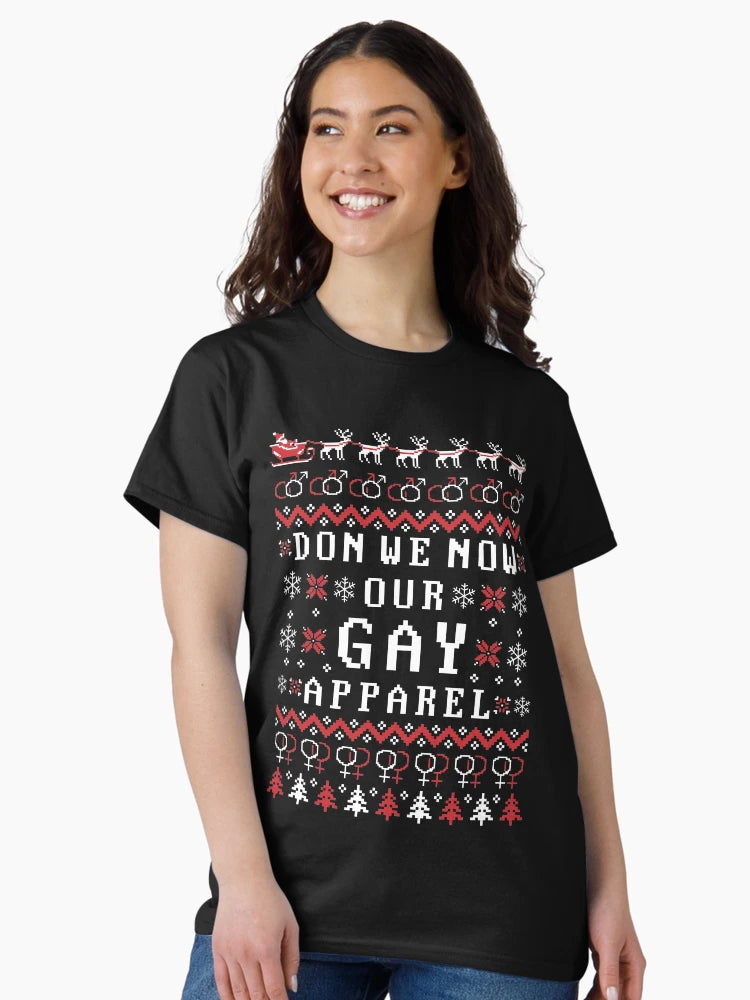 Don We Now Our Gay Apparel LGBT Ugly Sweater for Christmas, Don, We, Now, Our, Gay, Apparel, LGBT, Ugly, Sweater, for, Christmas