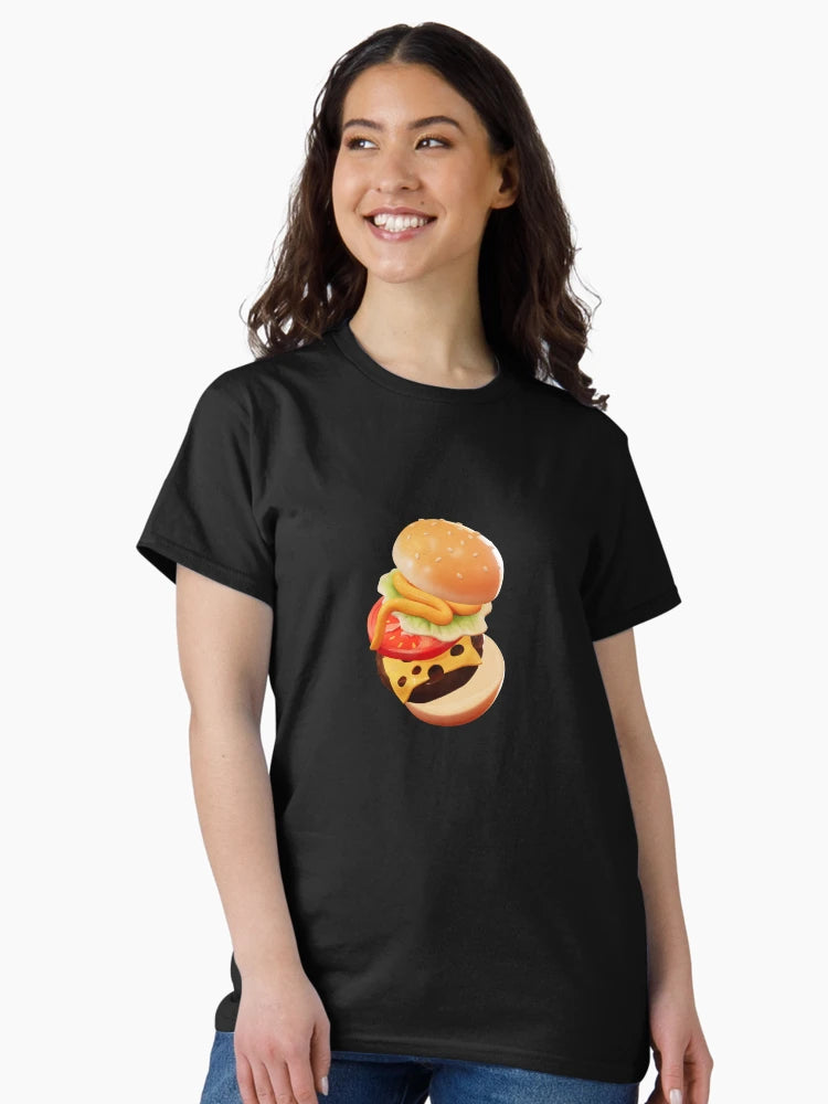 3D hamburger image