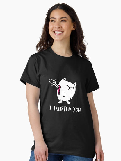 I trusted you - sad cat
