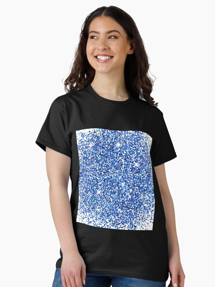 Festive Blue Glitter