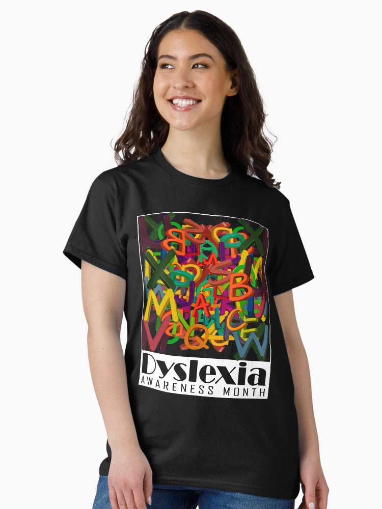 Dyslexia Awareness Month 3D Mixed Letters
