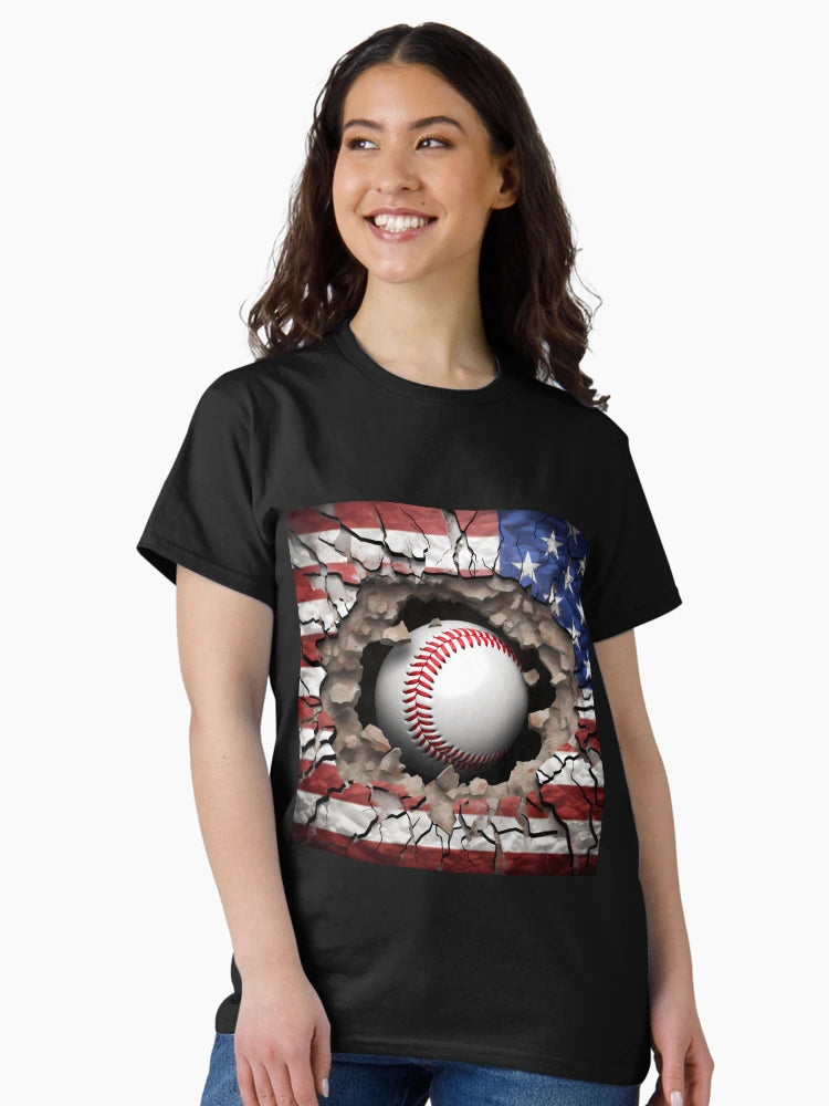 3D Baseball in a Hole with The Flag