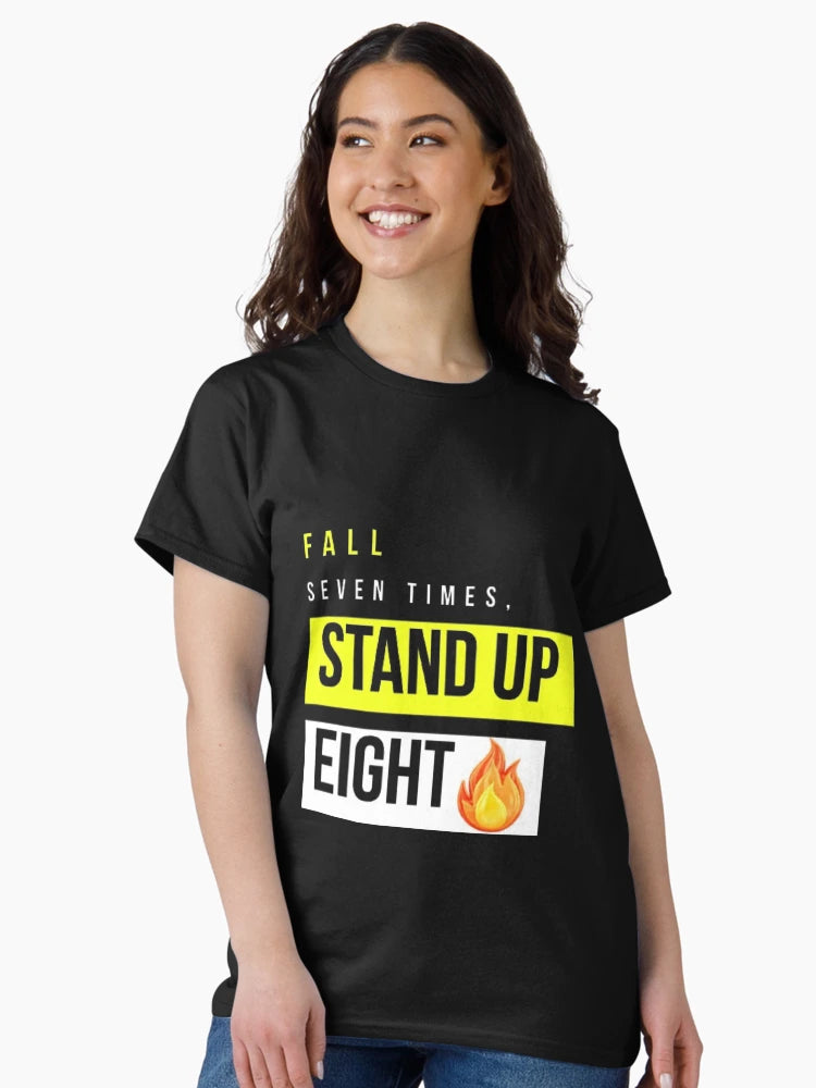 Fall Seven Times Stand Up Eight Inspirational Quote