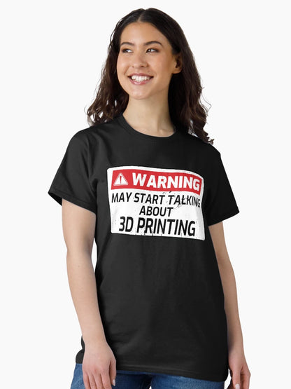 3D Artist - 3D printing Lovers Warning sign